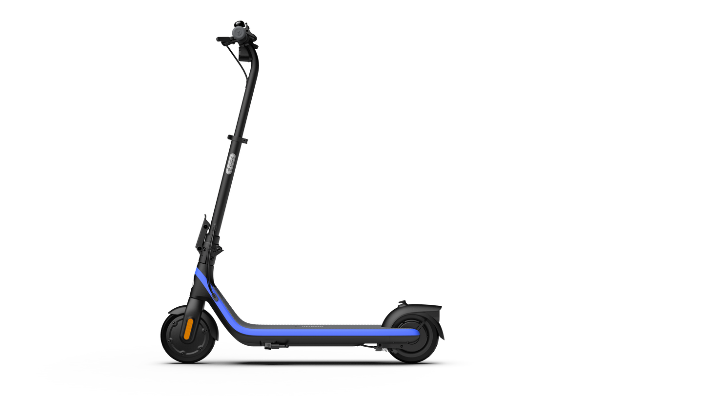Trotineta electrica Ninebot eKickScooter C2 Pro, viteza maxima 16km/h,autonomie 11km,culoare albastru,putere motor 150W/260W